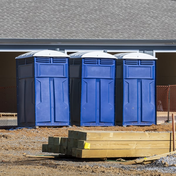 is there a specific order in which to place multiple portable restrooms in Port Wing WI